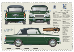 Triumph Vitesse Mk2 Convertible 1966-68 Glass Cleaning Cloth